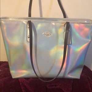 Rare Coach Hologram tote